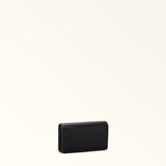 Furla Camelia Black Business Card Case