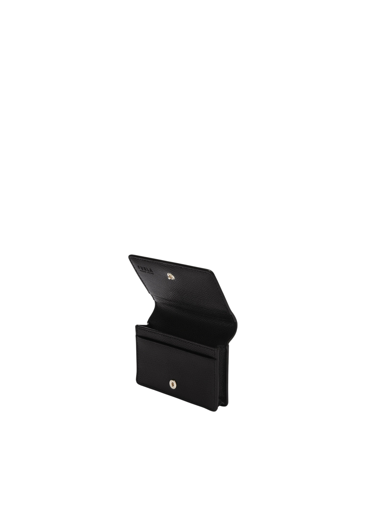 Furla Camelia Black Business Card Case
