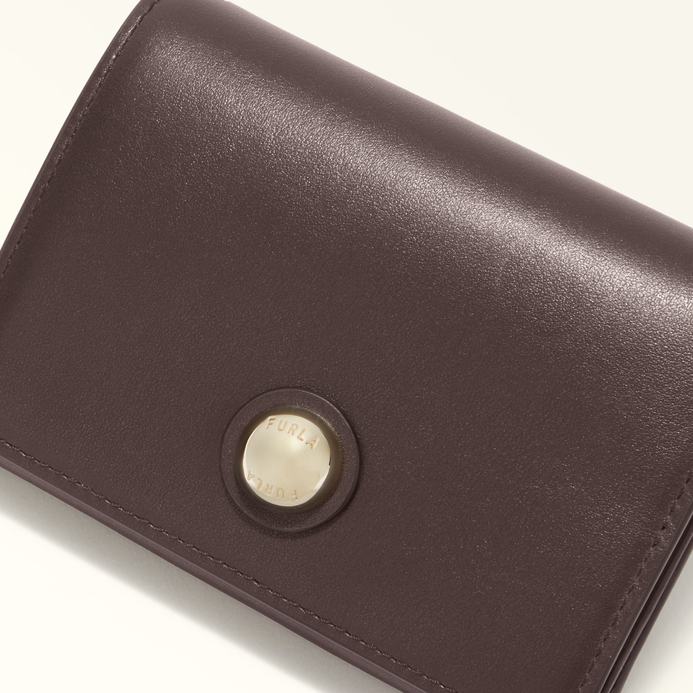 Furla Sfera Brown Compact Wallet