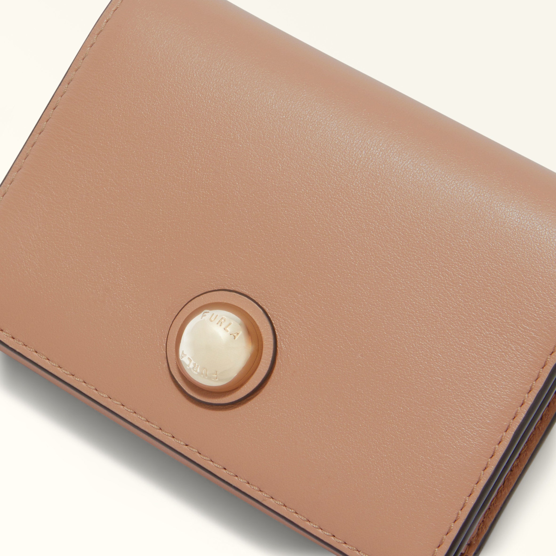 Furla Sfera Brown Compact Wallet