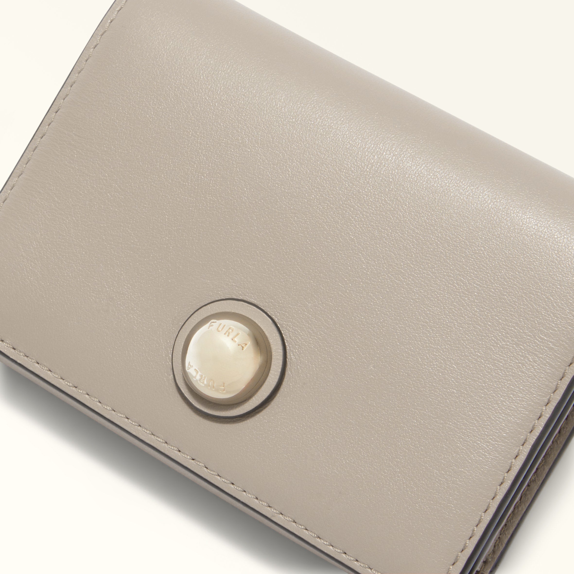 Furla Sfera Beige Compact Wallet