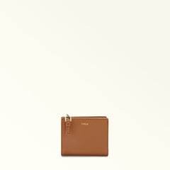 Furla Nuvola S Compact Wallet - Brandy