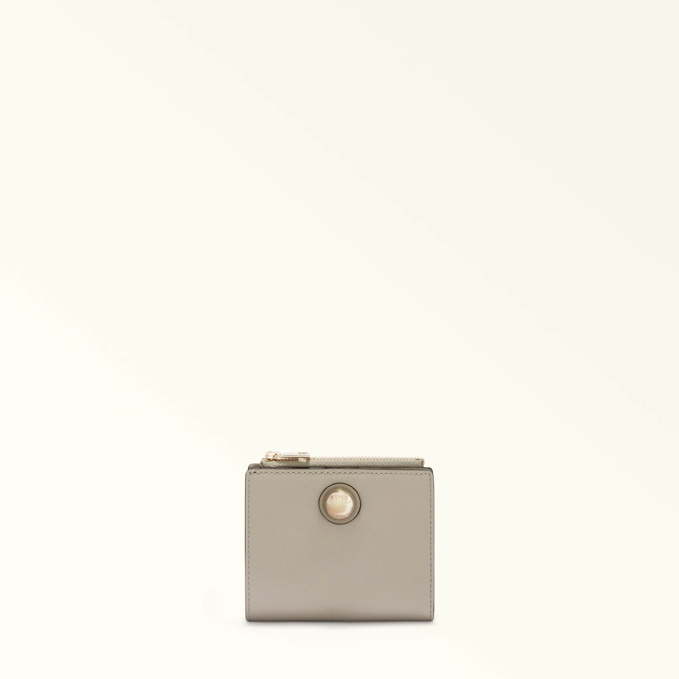 Furla Sfera Beige Bifold Slim Watter