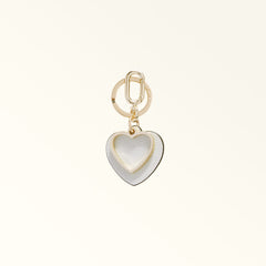 Furla Venus Heart Keyring - Marshmallow