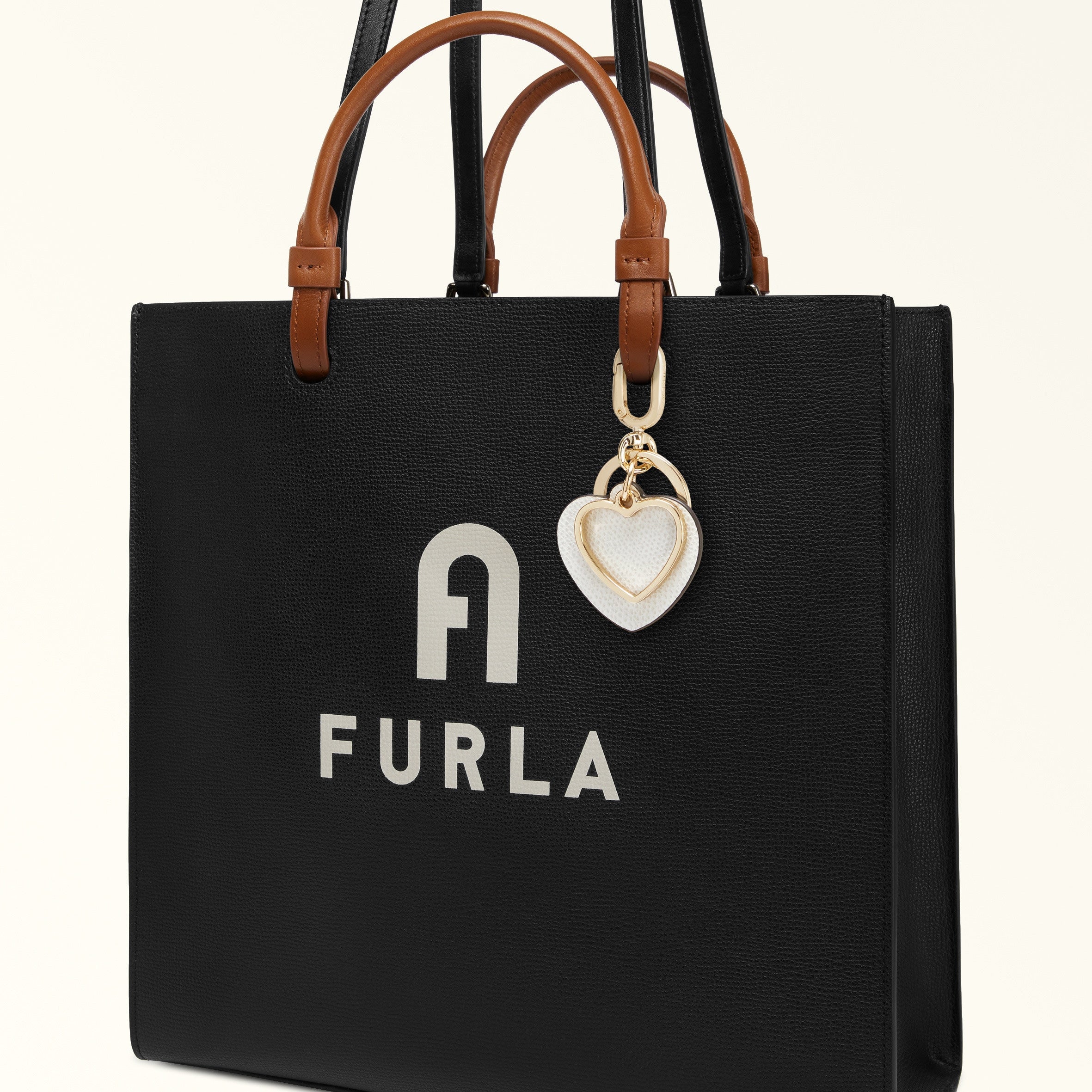 Furla Venus Heart Keyring - Marshmallow