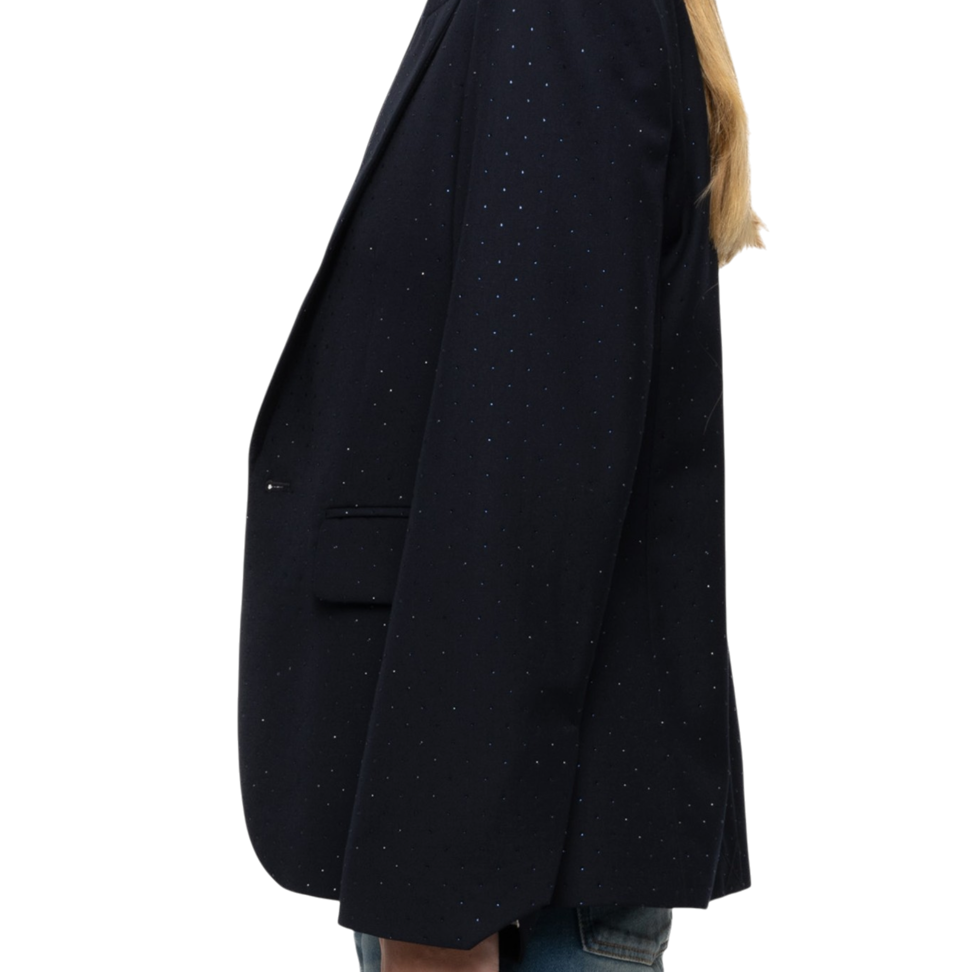 Valse Strass Tailored Blazer - Encre Blue
