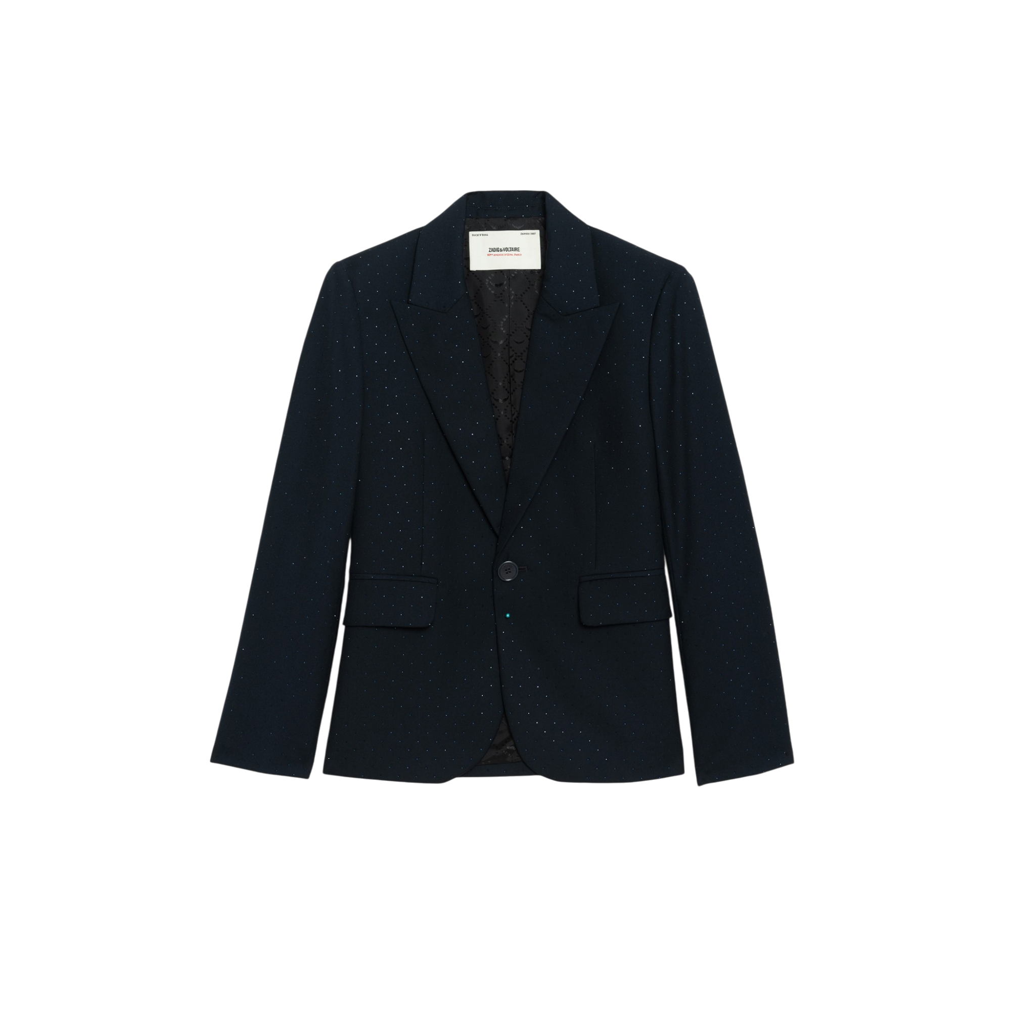 Valse Strass Tailored Blazer - Encre Blue