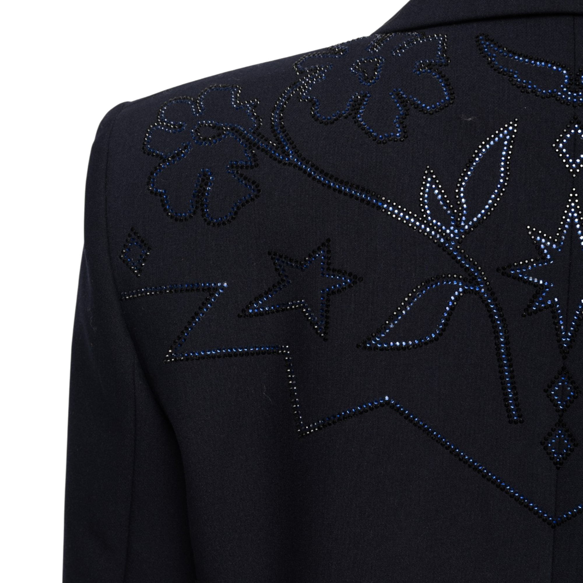 Vavy Strass Tailored Blazer - Encre Blue