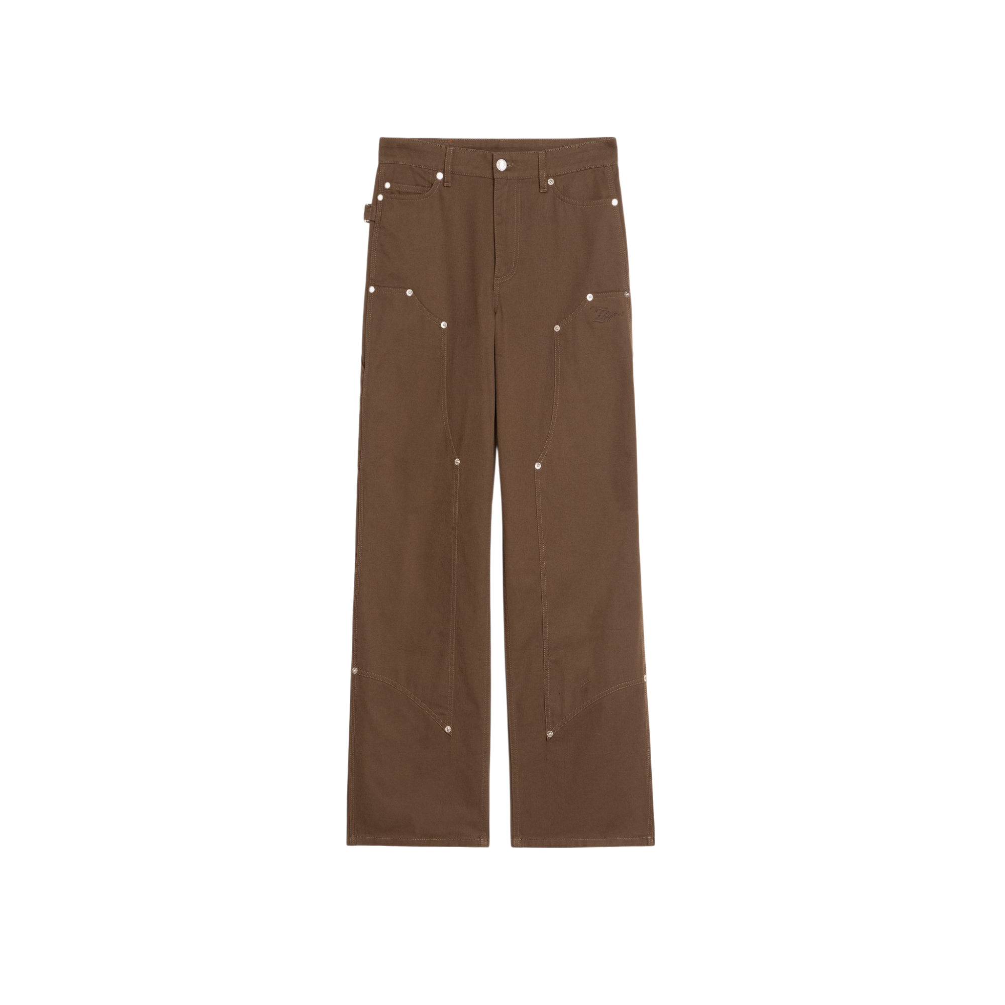 Perya Cotton Cargo Trousers - Moss Green