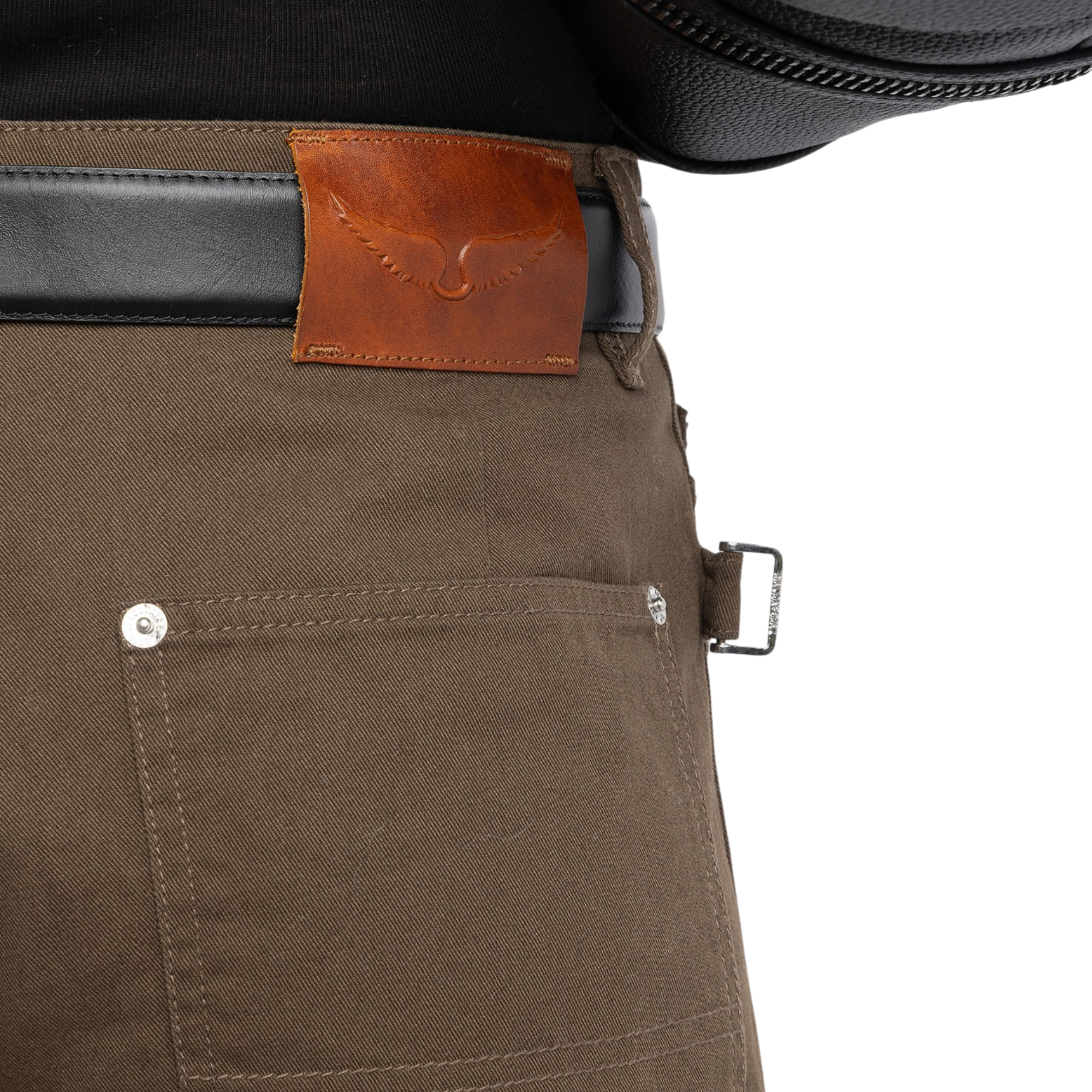 Perya Cotton Cargo Trousers - Moss Green