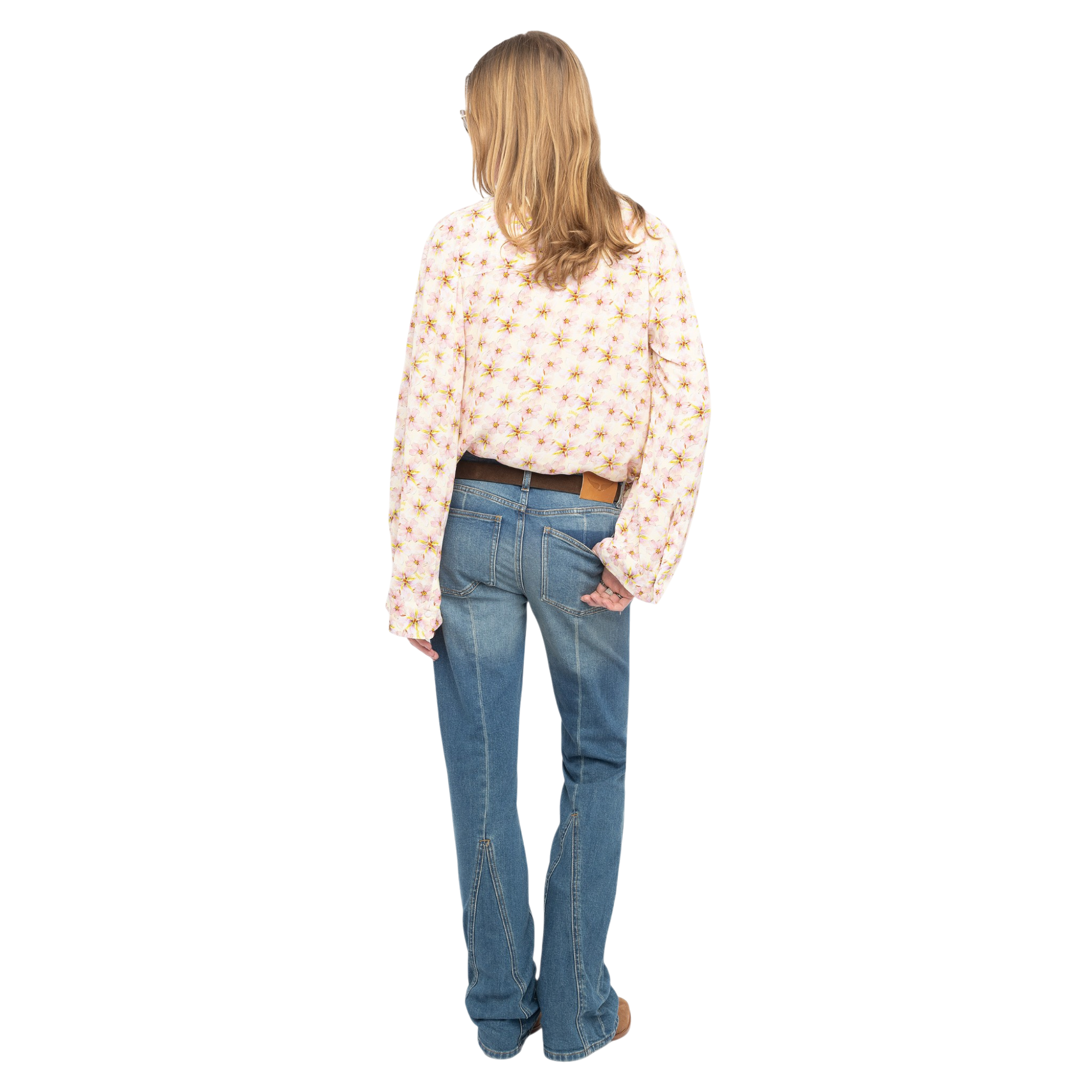 Torny Mirror Flowers Viscose Tunic - Pear Yellow