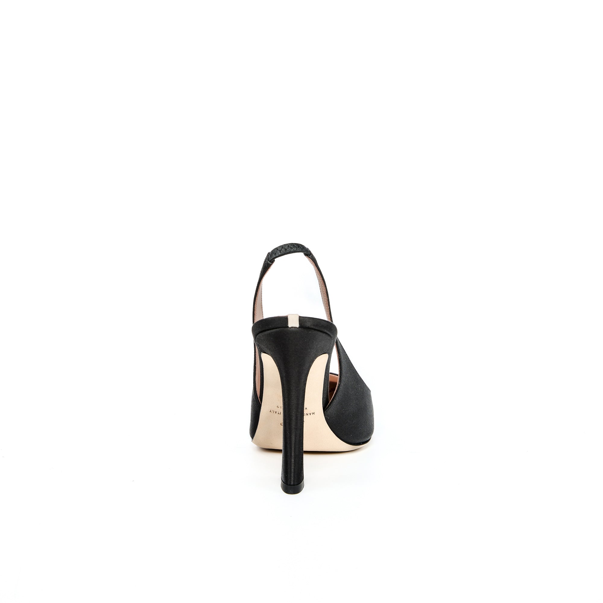 SJP By Sarah Jessica Parker Wonderland Ebony Satin 110mm Slingback