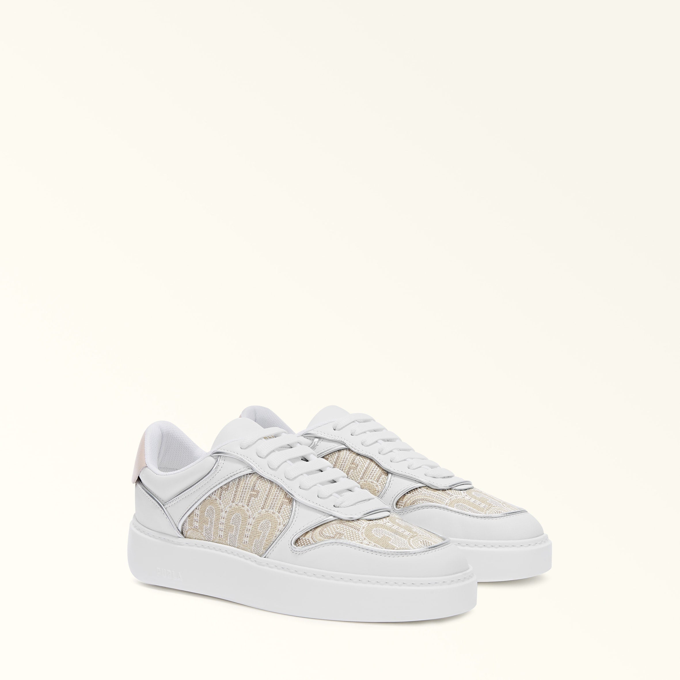 Furla Sport Lace-Up Sneaker T.3 - Talco H Corolla Toni Naturali