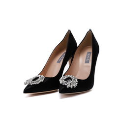 SJP by Sarah Jessica Parker Zaina 100mm Black Satin Pumps