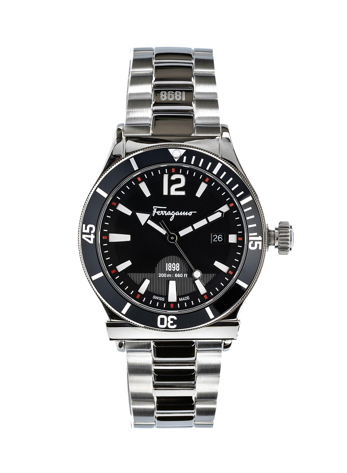 1898 Sport Quartz Silver Dial Watch