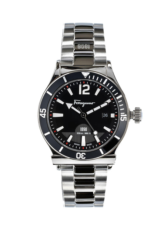 1898 Sport Quartz Silver Dial Watch