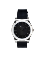 1898 Slim Quartz Black Dial Watch