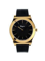 1898 Slim Quartz Black Dial Watch