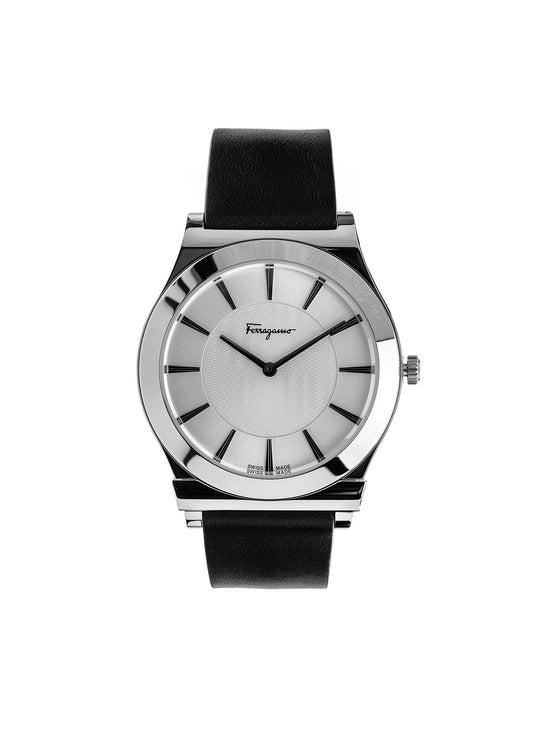 1898 Slim Quartz Silver Dial Watch