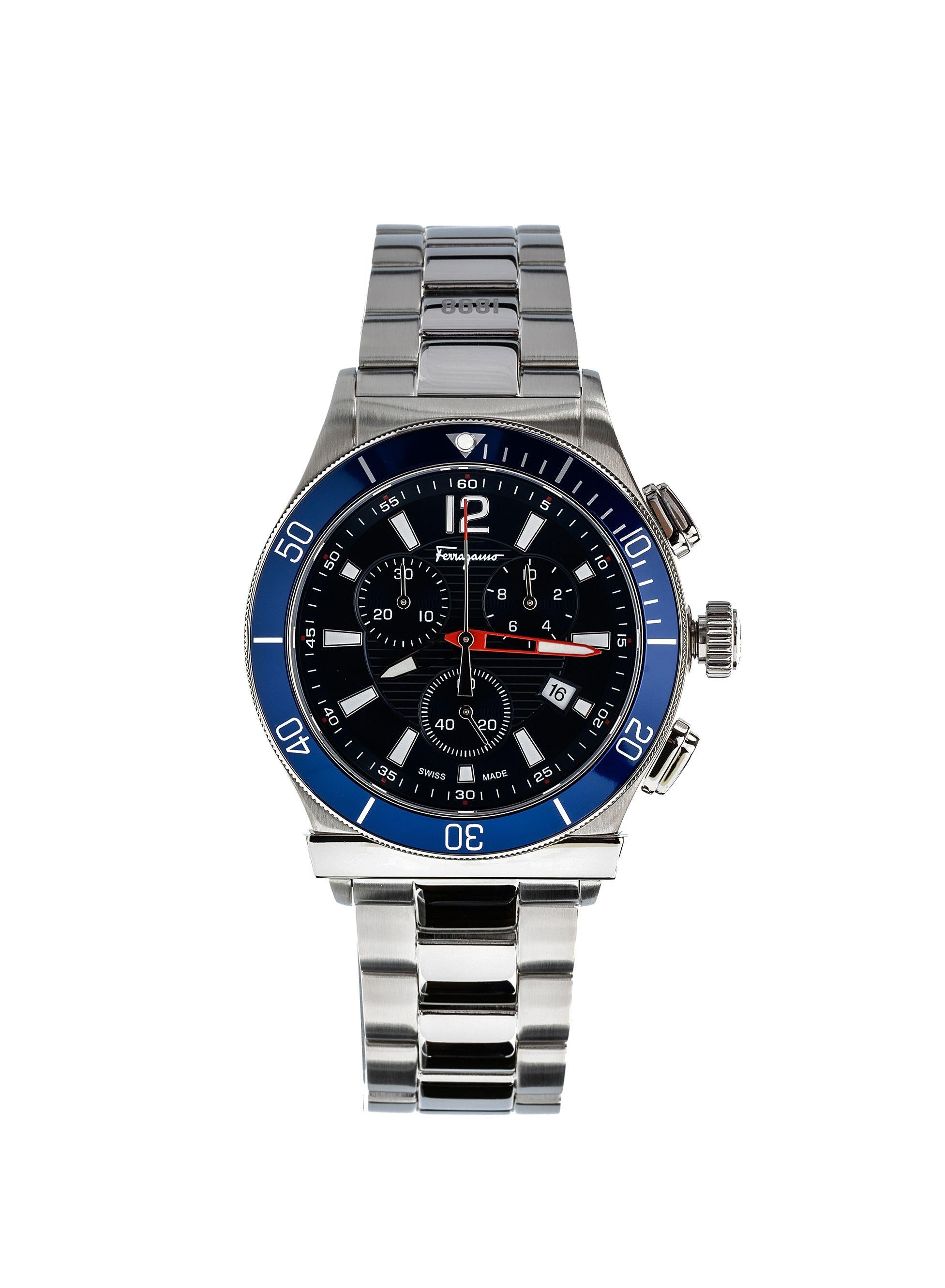 1898 Sport Chrono Quartz Blue Dial Watch