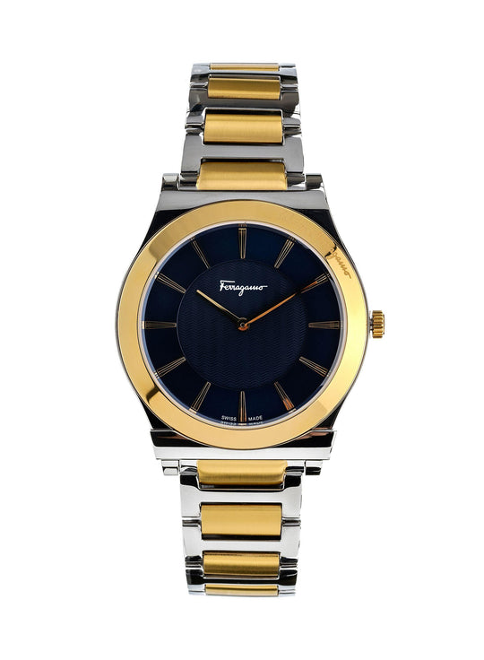 1898 Slim Quartz Blue Dial Watch