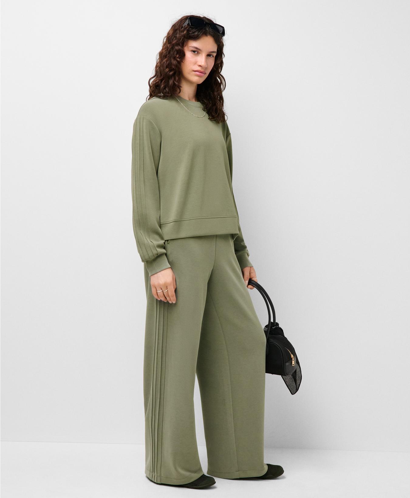 Sand Wash Pintuck Sweatshirt