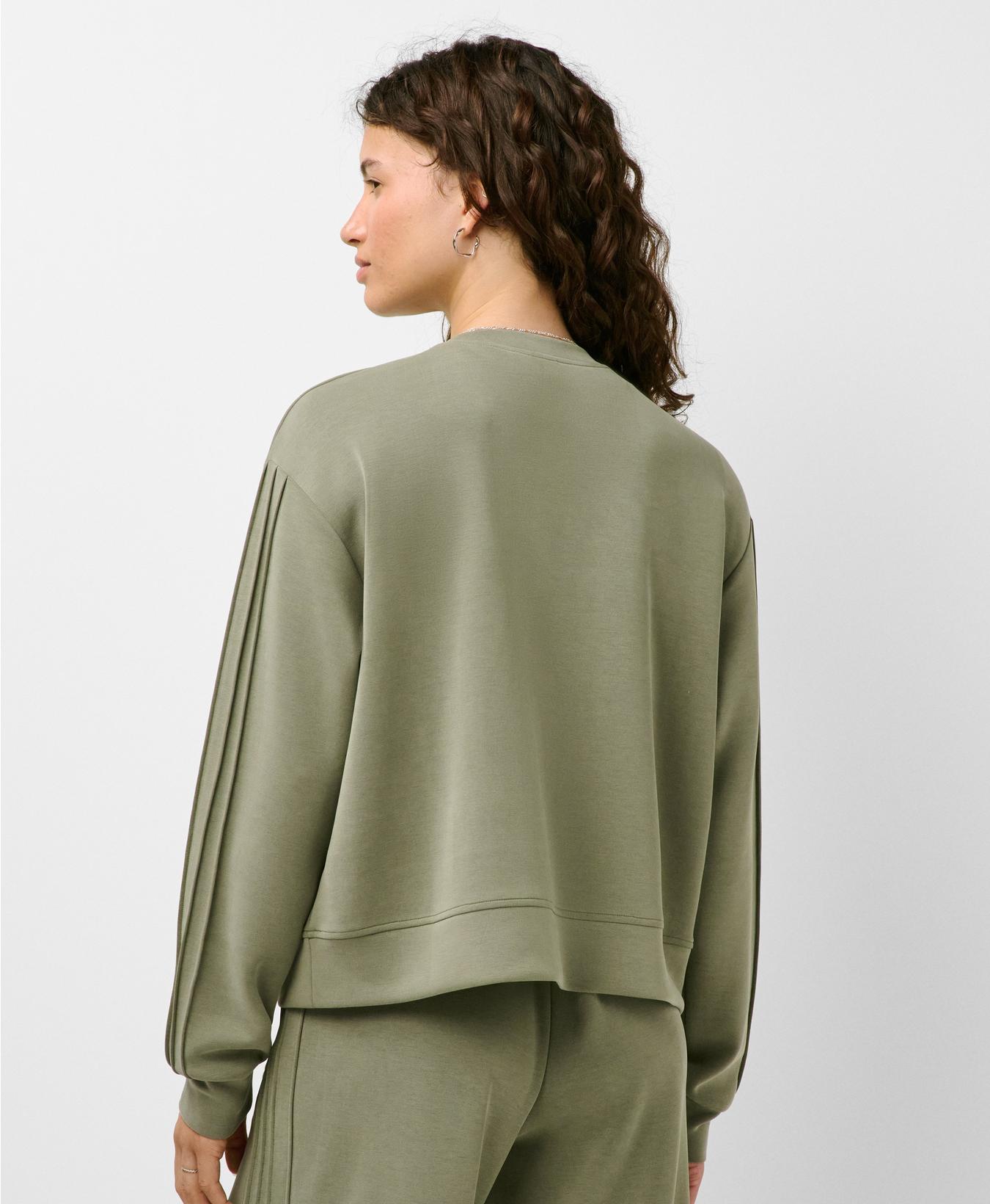 Sand Wash Pintuck Sweatshirt