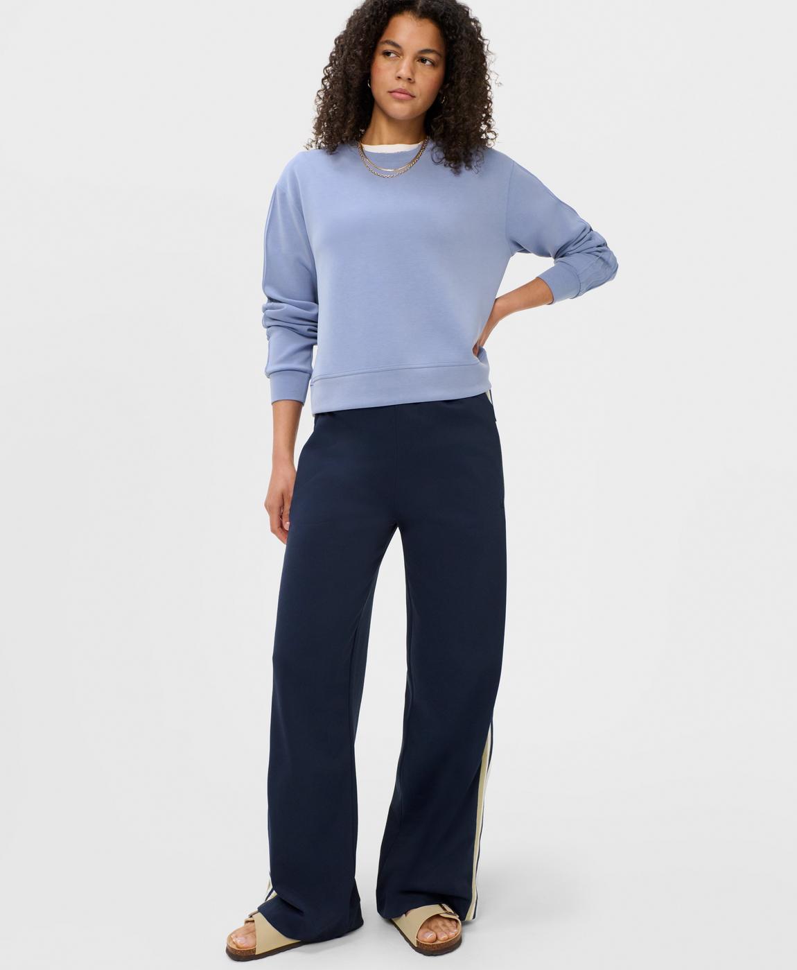 Sand Wash Pintuck Sweatshirt