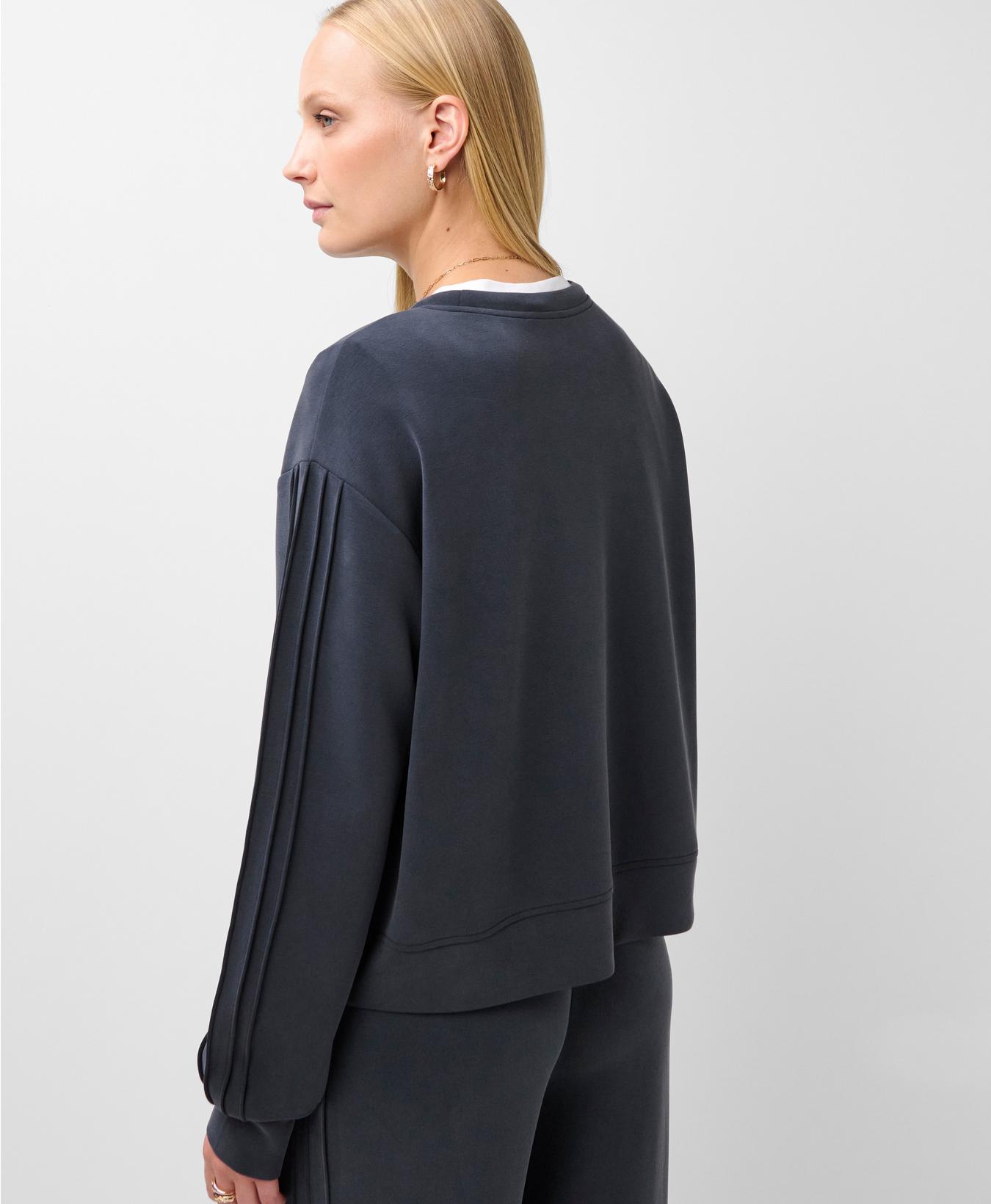 Sand Wash Pintuck Sweatshirt