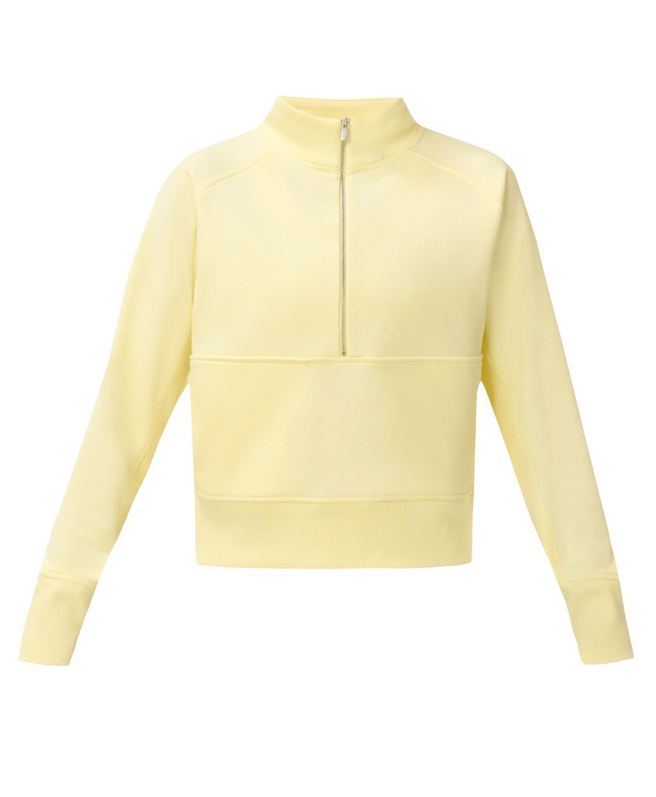 Revive Rib Mix Half Zip Sweatshirt