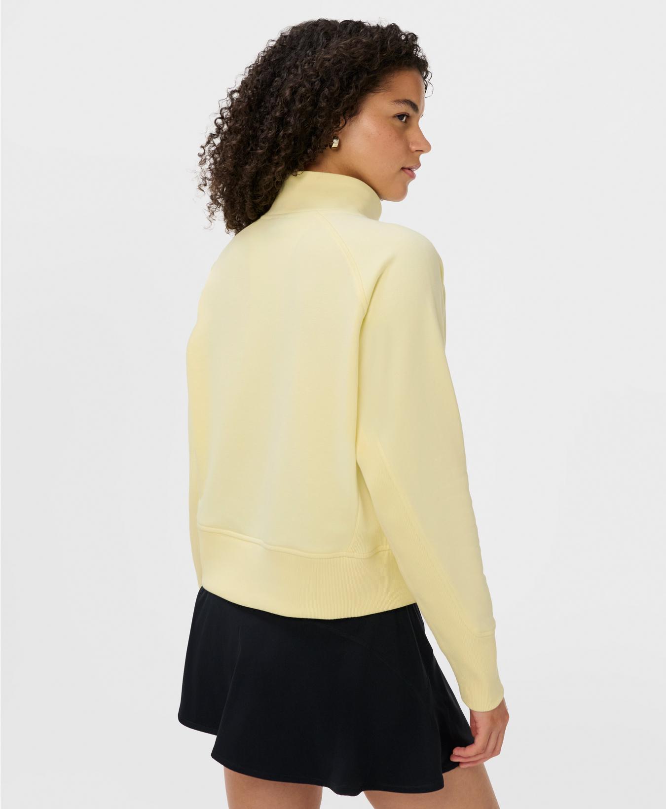 Revive Rib Mix Half Zip Sweatshirt