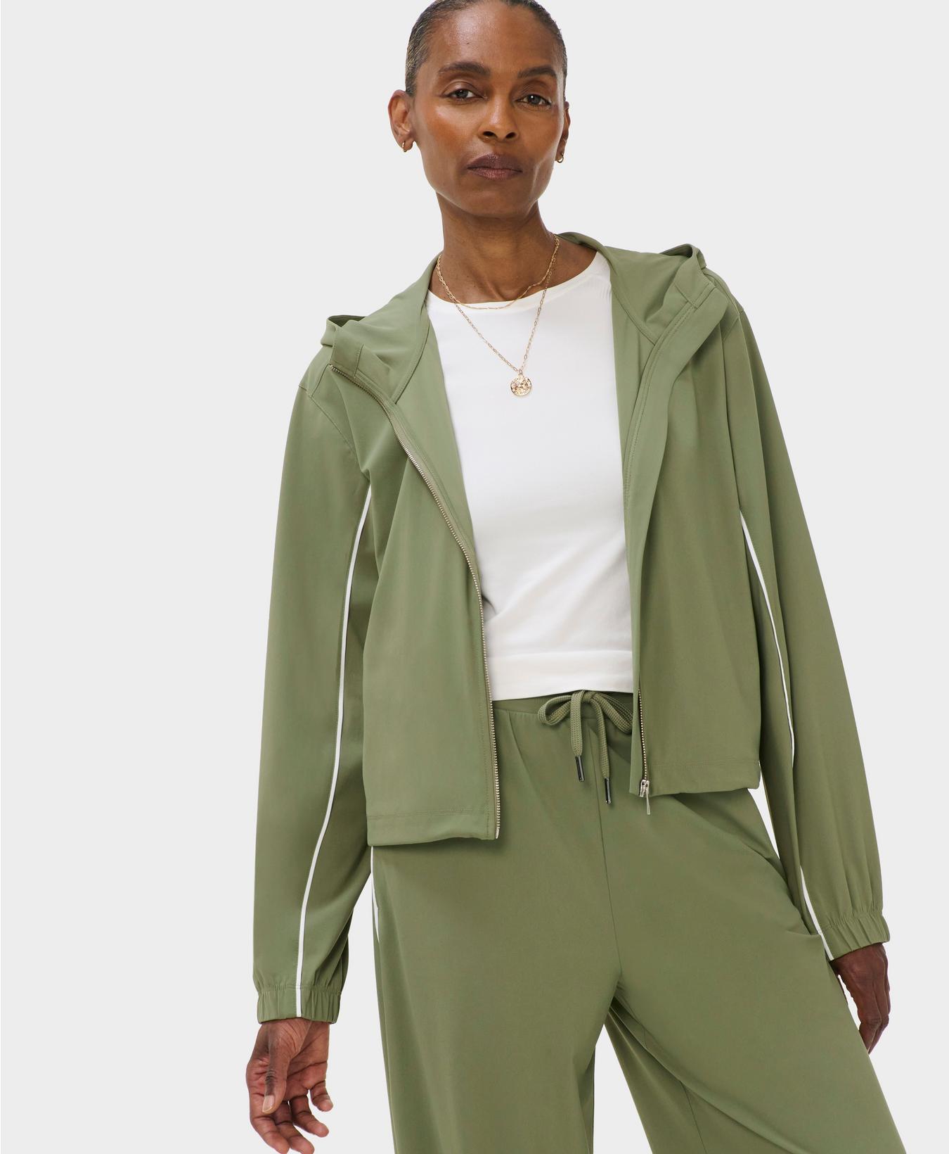 Explorer Cropped Zip Up