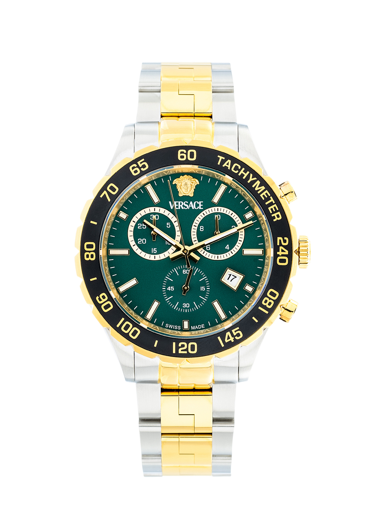 Hellenyium Chronograph Green Dial Watch