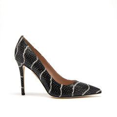 SJP by Sarah Jessica Parker Fawn 100mm Python Printed Leather Pumps