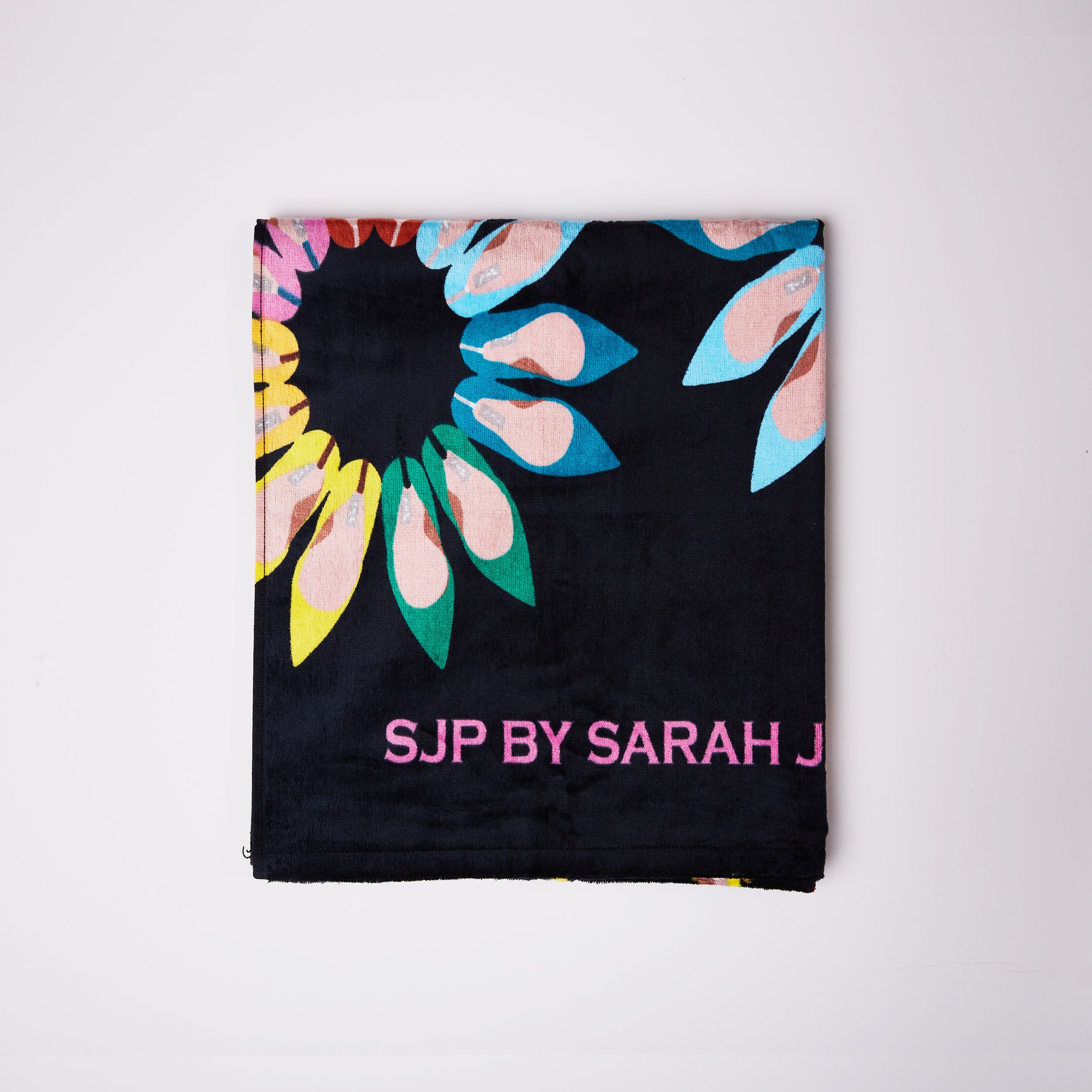 SJP by Sarah Jessica Parker Black Printed Beach Towel