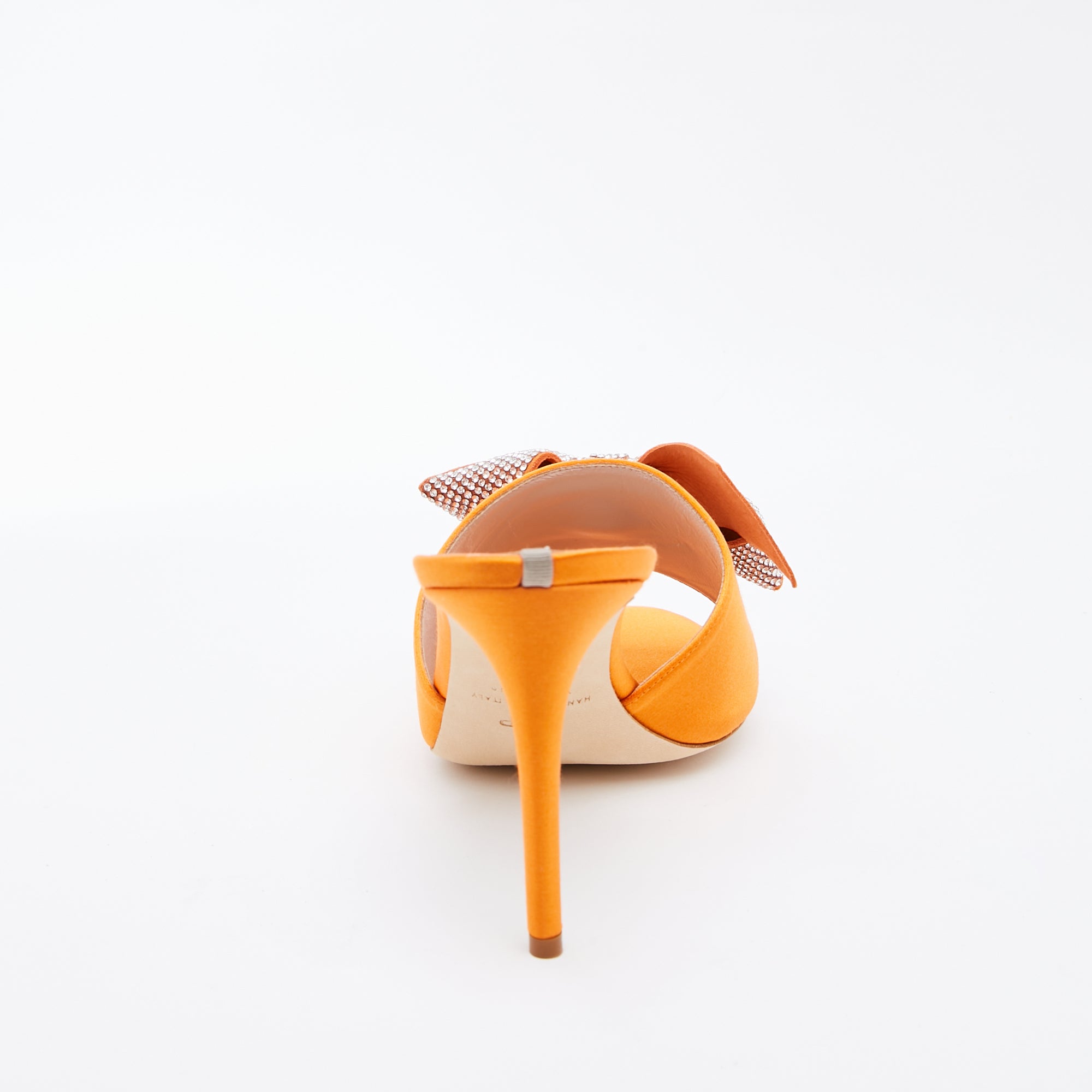 SJP by Sarah Jessica Parker Amna 90mm Orange Satin Sandals