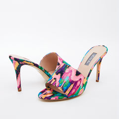 SJP by Sarah Jessica Parker Calico 90mm Multicolour Fabric Sandals
