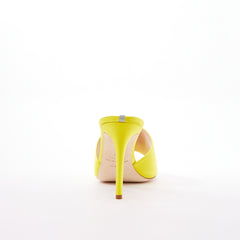 SJP by Sarah Jessica Parker Soleil 90mm Yellow Satin Sandals