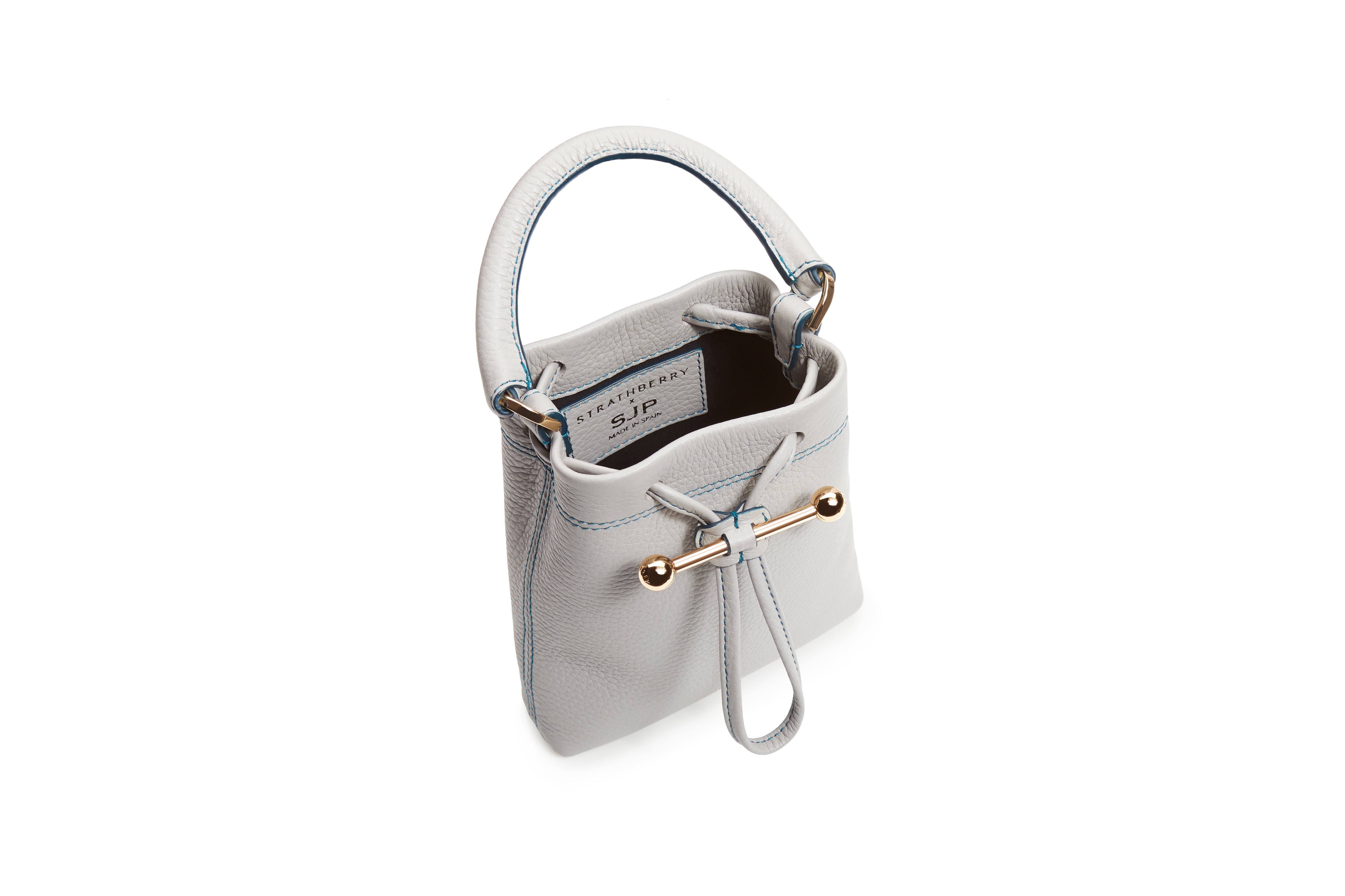 SJP by Sarah Jessica Parker Women's Leather City Osette Mini Strathberry Bag Grey