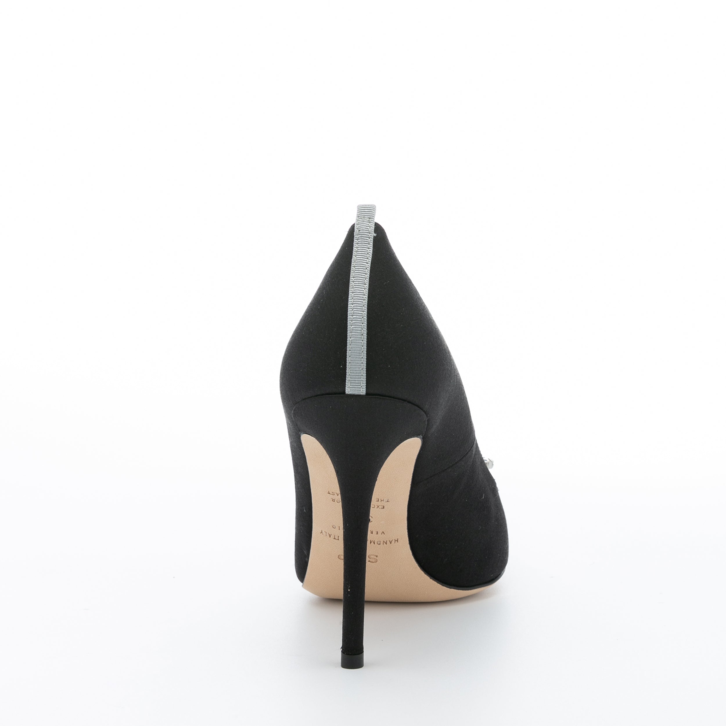 SJP by Sarah Jessica Parker Ola 100mm Black Satin Pumps