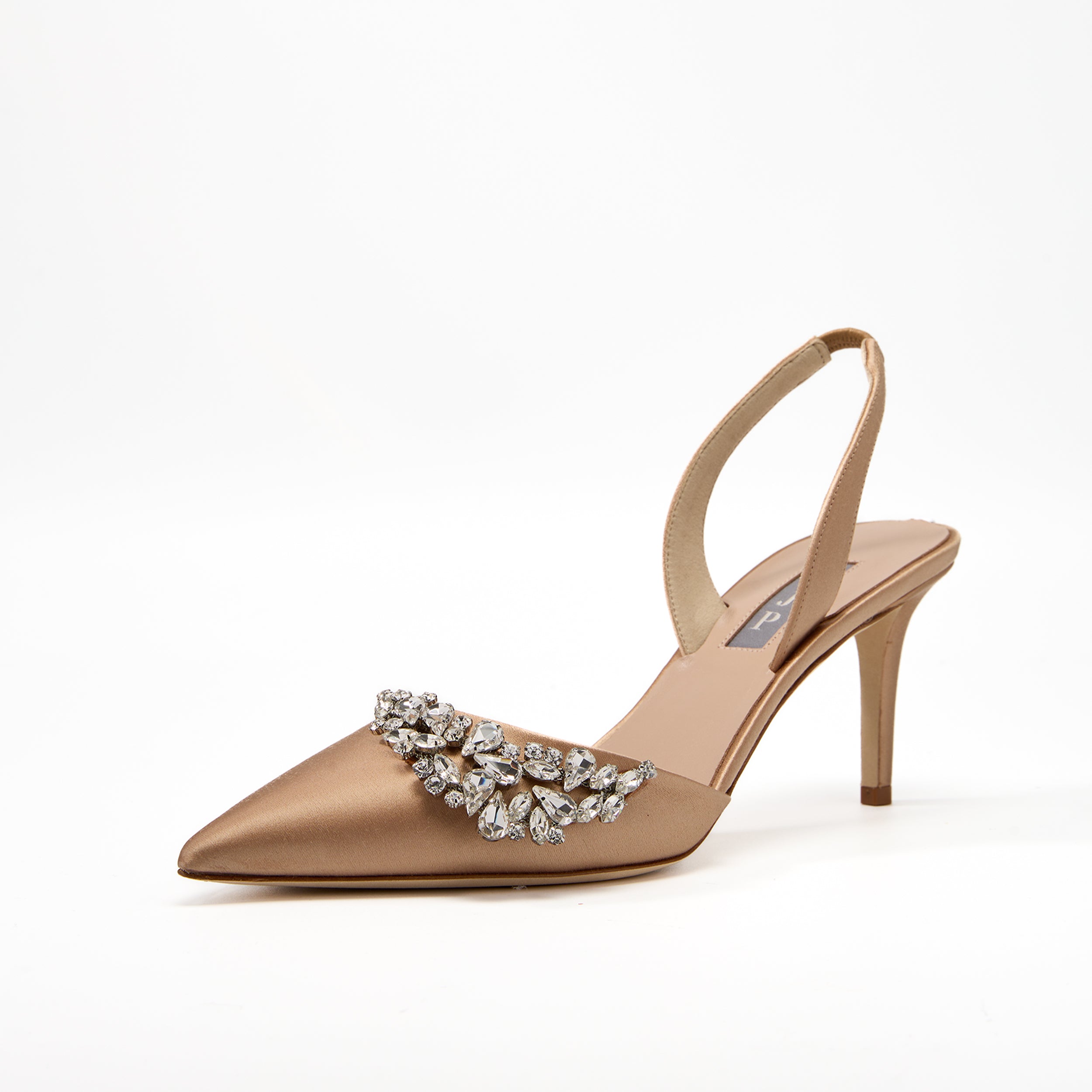 SJP by Sarah Jessica Parker Frieze 70mm Nude Satin Pumps