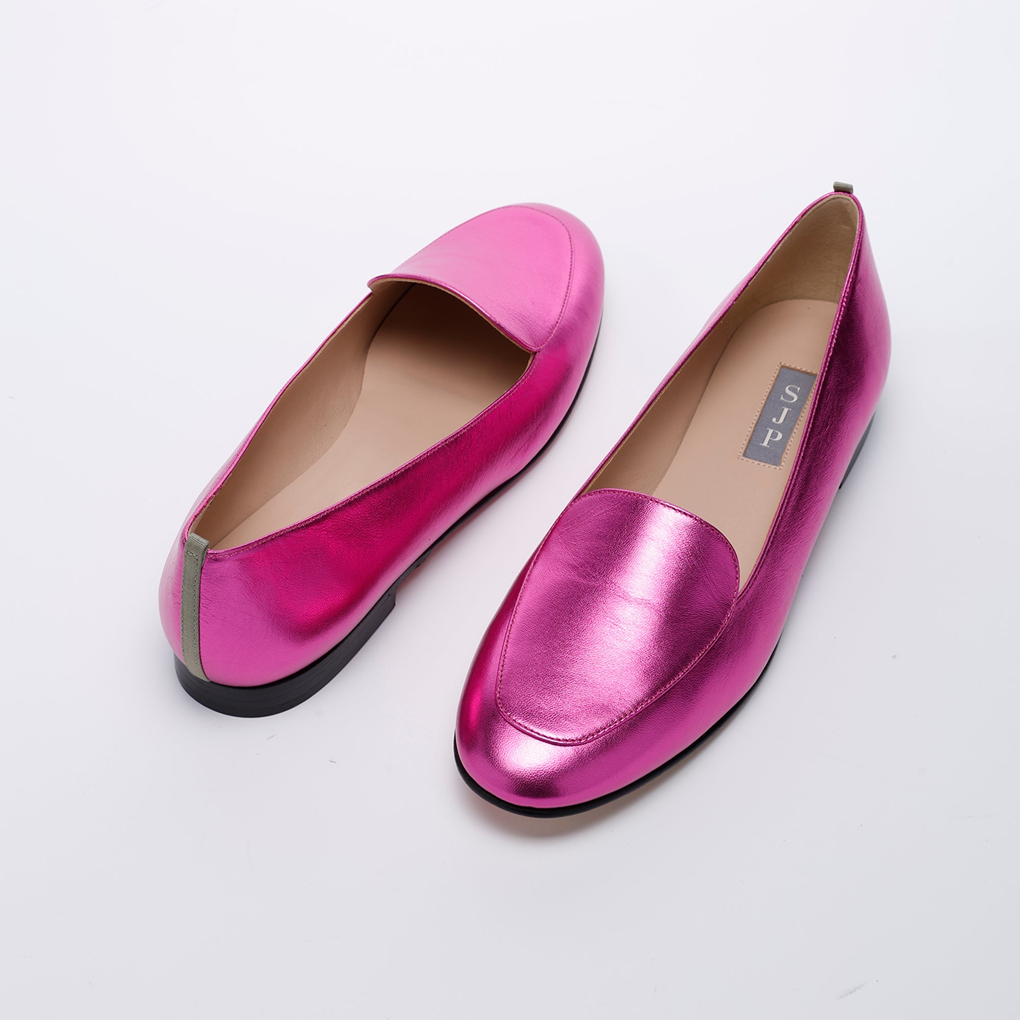 SJP by Sarah Jessica Parker Ped Bis 10mm Pink Leather Flat Sandals