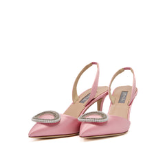 SJP by Sarah Jessica Parker Merrily 70mm Blush Satin Pumps