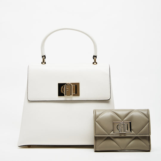 Furla Top Handle with Compact Wallet Combo