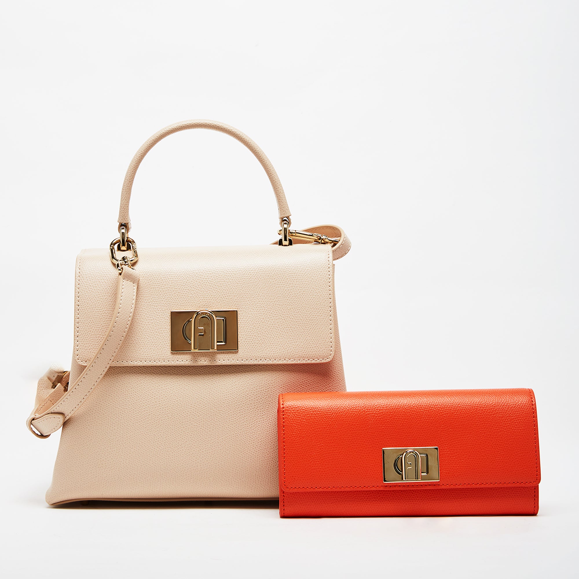 Furla 1927 Top Handle Bag with Continental Wallet Combo Ballerina I Clivia S One Size