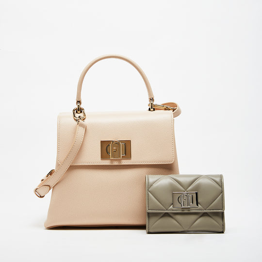 Furla Top Handle with Compact Wallet Combo