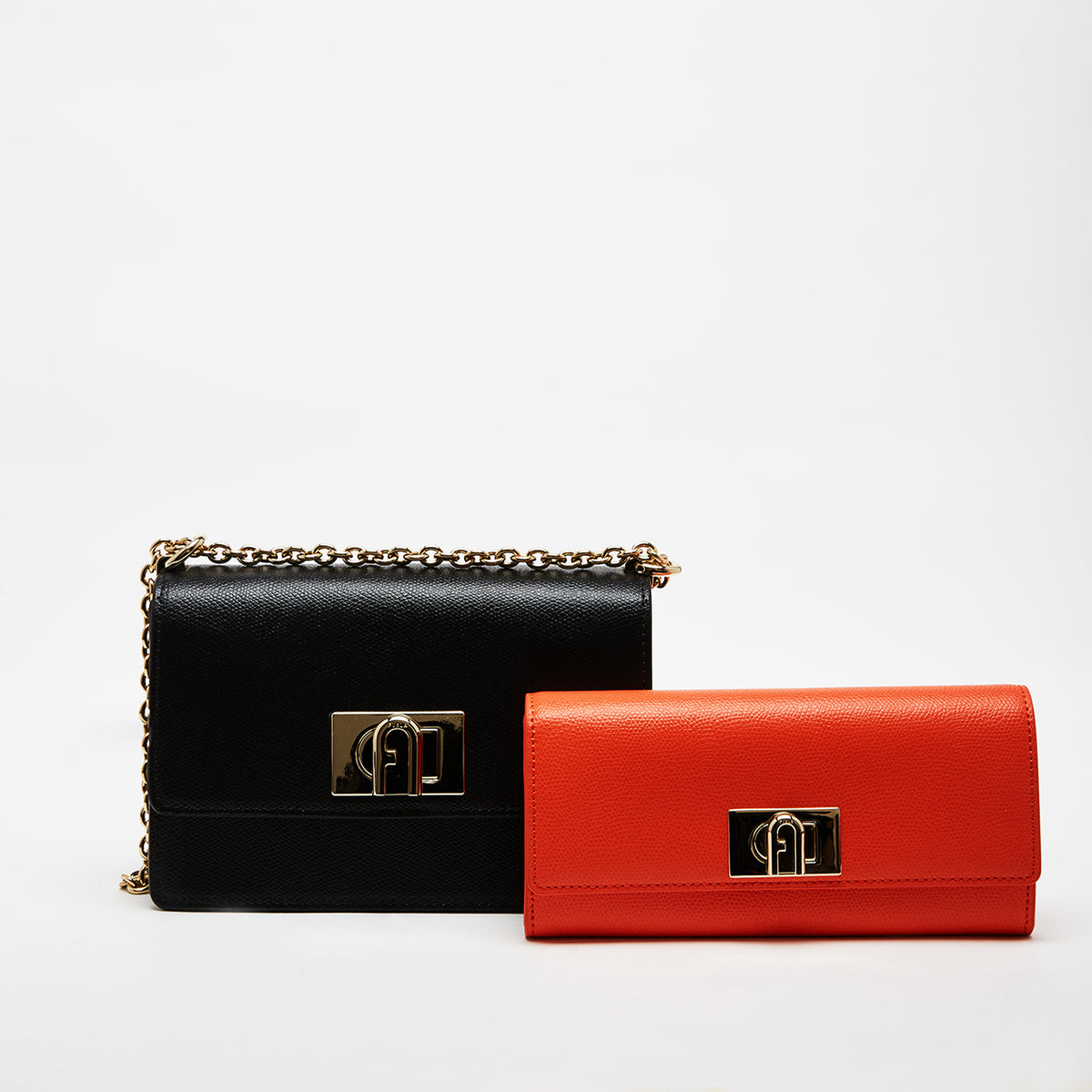 Furla 1927 Mini Crossbody Bag with Continental Wallet Combo Nero Clivia Mini One Size