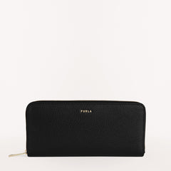 Furla Babylon Zip Around Slim Wallet PCX8UNO Nero Xl PCX8UNOHSF000O60001007