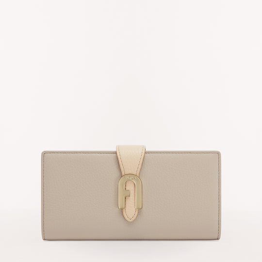 Furla Sofia Grainy Continental Wallet Flmn/Ble/Greige One Size