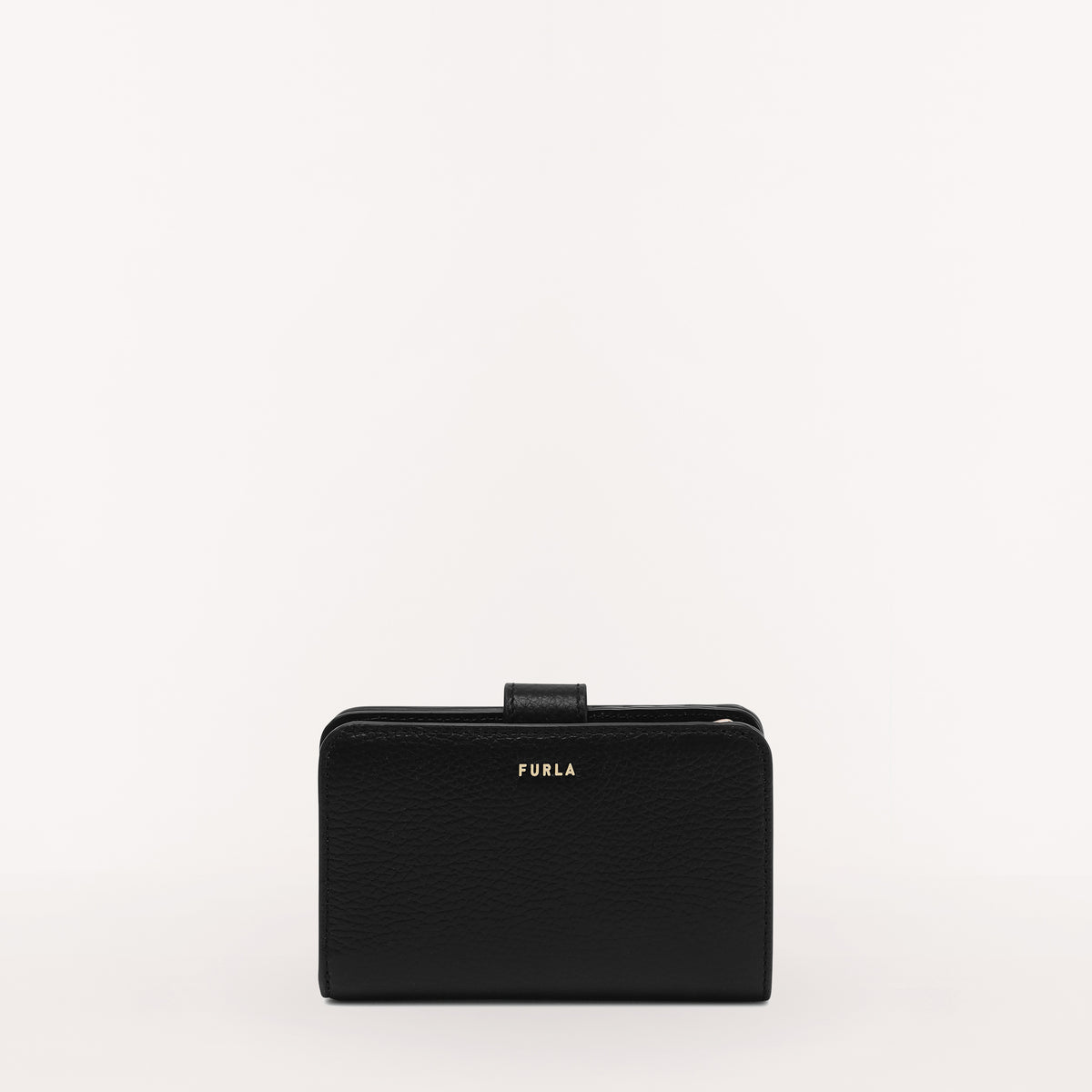 Furla Babylon Compact Wallet, Nero, Vitelo St. Ercle